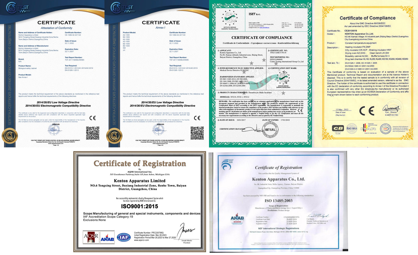 What Certifications Has Kenton Apparatus Limited Passed