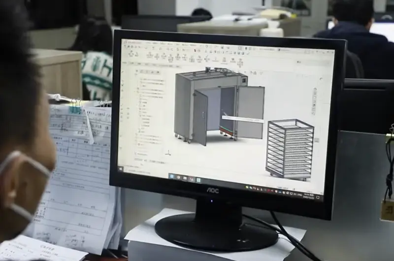 Horno de secado de electrodos Kenton